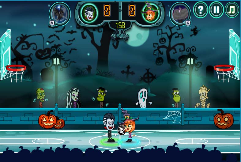 halloween legends basketball unblocked